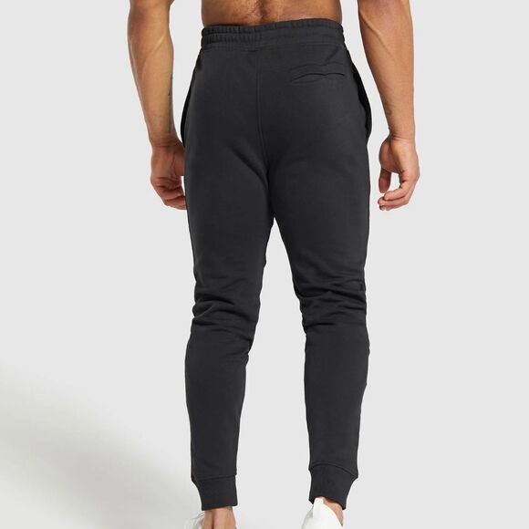 Gymshark‎ CREST JOGGERS Black Medium NWT in packaging - Picture 2 of 7
